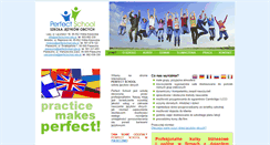 Desktop Screenshot of perfectschool.edu.pl