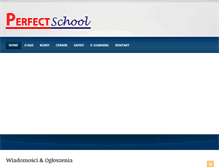 Tablet Screenshot of perfectschool.com.pl
